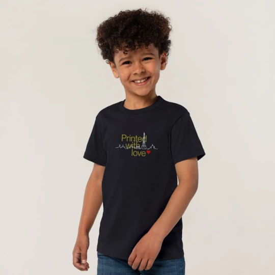 REGENT F Dziecięcy T-SHIRT - REGENT FIT KIDS (S01183-DB-M)