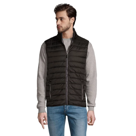 WAVE MEN Bezrękawnik - WAVE MEN (S01436-BK-XL)