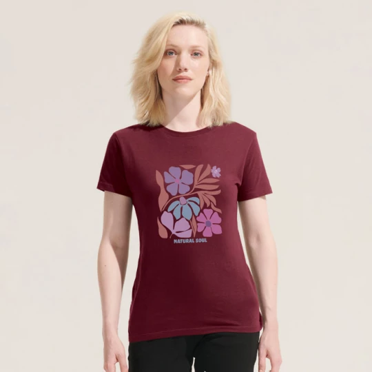 REGENT Damski T-Shirt 150g - REGENT WOMEN (S01825-BG-L)