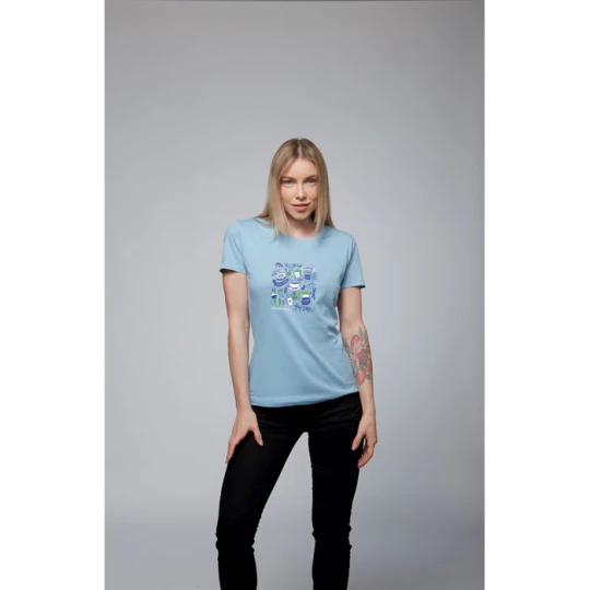 REGENT Damski T-Shirt 150g - REGENT WOMEN (S01825-DM-L)