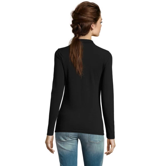PERFECT Damskie LSL POLO180 - PERFECT LSL WOMEN (S02083-BK-3XL)