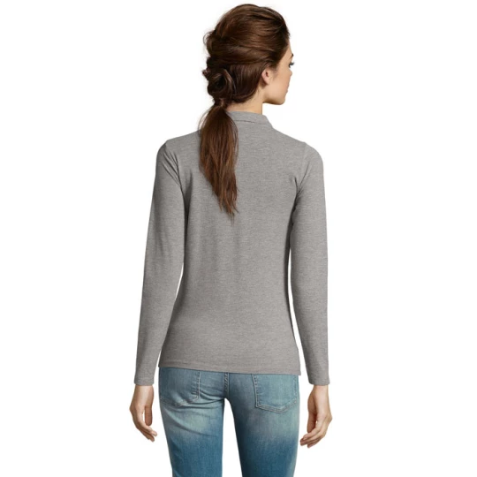 PERFECT Damskie LSL POLO180 - PERFECT LSL WOMEN (S02083-GY-3XL)