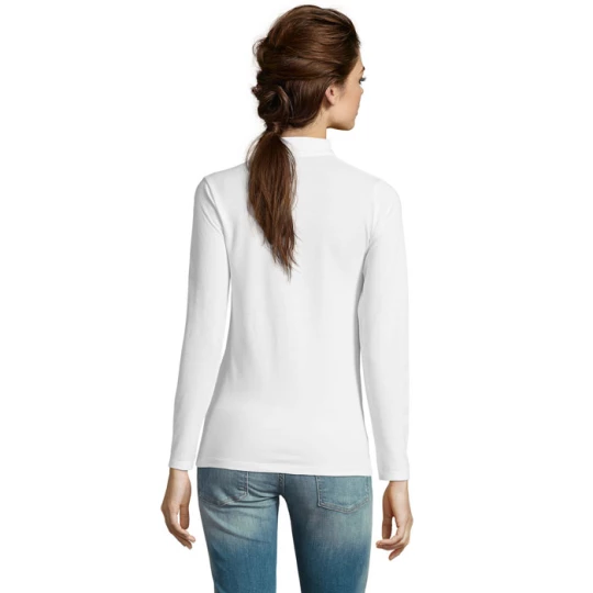PERFECT Damskie LSL POLO180 - PERFECT LSL WOMEN (S02083-WH-XL)