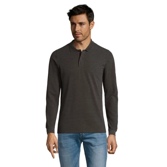 PERFECT MEN LSL POLO 180g - PERFECT LSL MEN (S02087-CE-4XL)