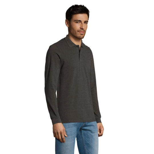 PERFECT MEN LSL POLO 180g - PERFECT LSL MEN (S02087-CE-4XL)