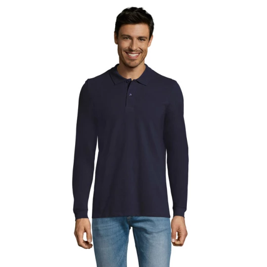 PERFECT MEN LSL POLO 180g - PERFECT LSL MEN (S02087-FN-3XL)