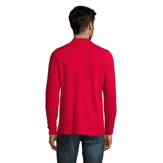 PERFECT MEN LSL POLO 180g - PERFECT LSL MEN (S02087-RD-XXL)
