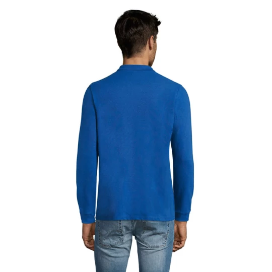 PERFECT MEN LSL POLO 180g - PERFECT LSL MEN (S02087-RB-M)