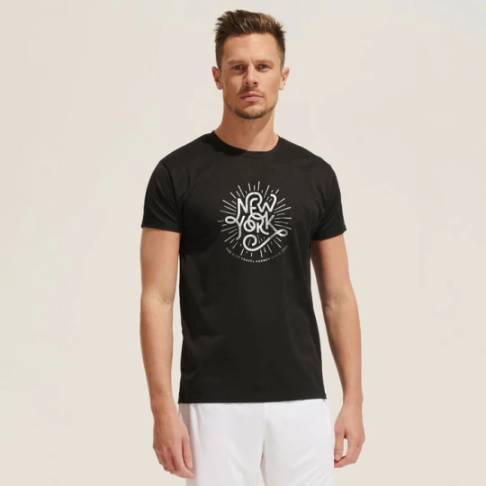 SPRINT UNI T-SHIRT 130g - SPRINT (S02995-BK-S)