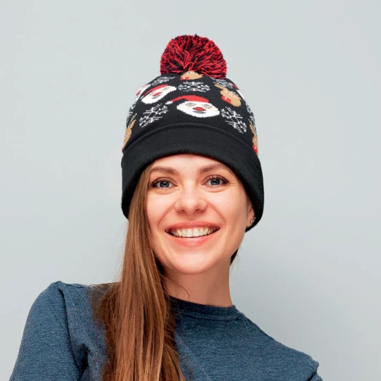 Świąteczna czapka z dzianiny - SHIMAS HAT (CX1529-03)