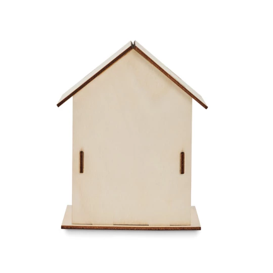 Drewniany domek dla ptaków DIY - PAINTHOUSE (MO2130-40)