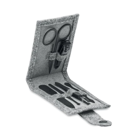 6-el zestaw manicure filc RPET - NAILKIT FELT (MO2140-07)
