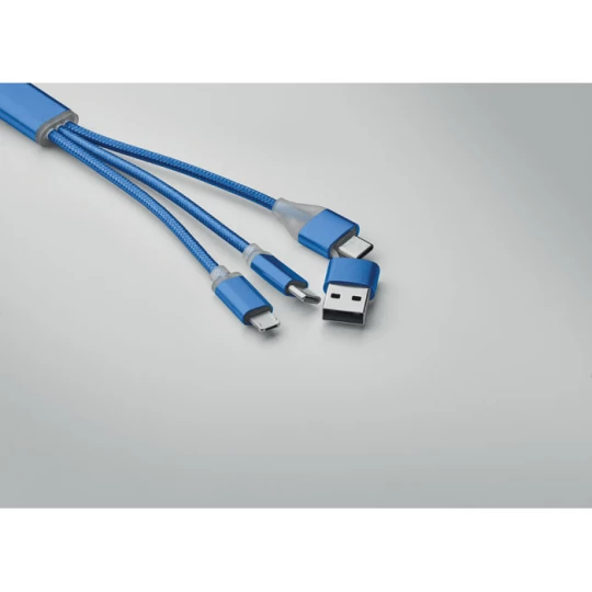 Kabel ładujący 4 w 1 typu C - BLUE (MO2141-37)