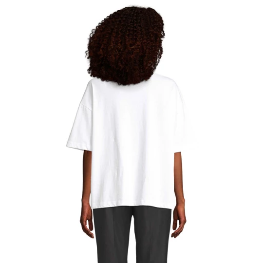 BOXY WOMEN T-SHIRT OVERSIZE - BOXY WOMEN (S03807-WH-S)