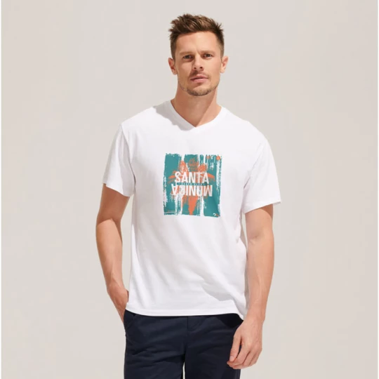 VICTORY Męski T-SHIRT 150g - VICTORY (S11150-WH-3XL)