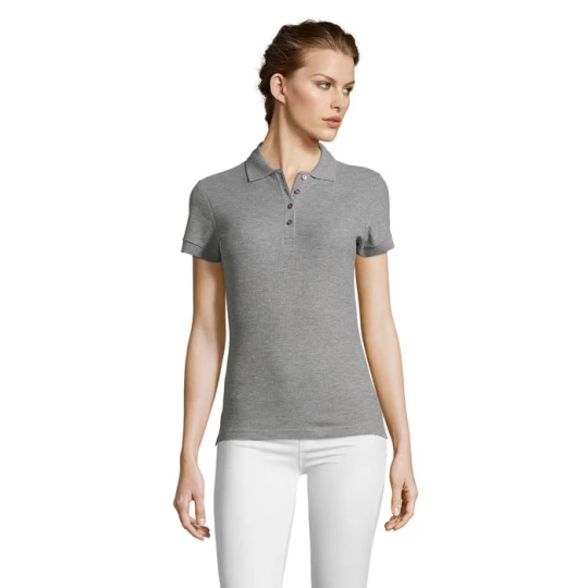 PEOPLE Damskie POLO 210g - PEOPLE (S11310-GY-3XL)