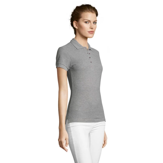 PEOPLE Damskie POLO 210g - PEOPLE (S11310-GY-S)