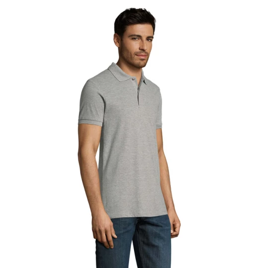 PERFECT MEN Polo 180g - PERFECT MEN (S11346-GY-XS)