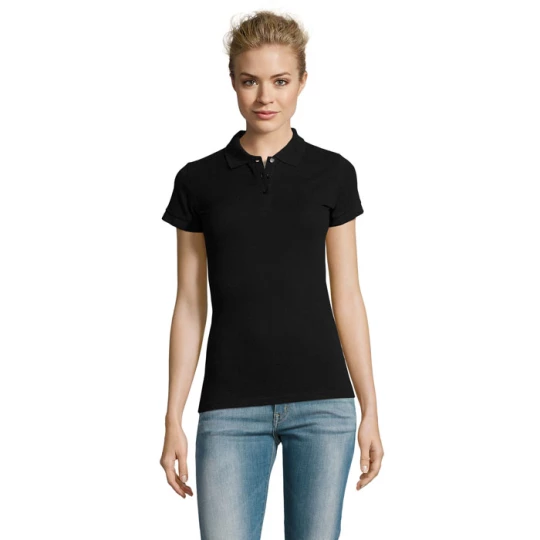 PERFECT Damskie POLO 180g - PERFECT WOMEN (S11347-BK-3XL)