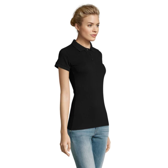 PERFECT Damskie POLO 180g - PERFECT WOMEN (S11347-BK-XXL)