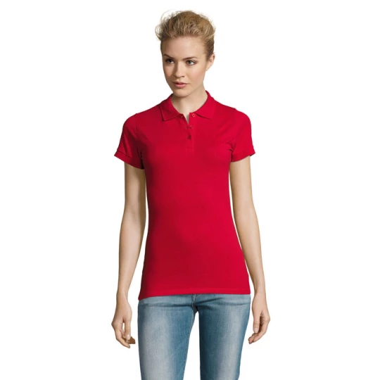 PERFECT Damskie POLO 180g - PERFECT WOMEN (S11347-RD-3XL)