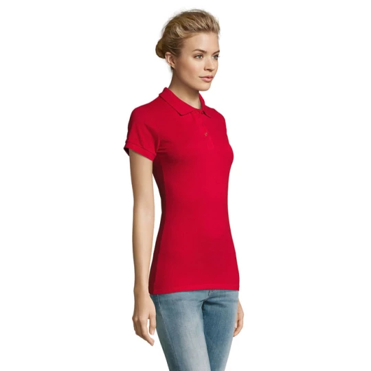 PERFECT Damskie POLO 180g - PERFECT WOMEN (S11347-RD-3XL)
