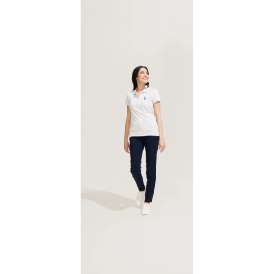 PERFECT Damskie POLO 180g - PERFECT WOMEN (S11347-RD-3XL)