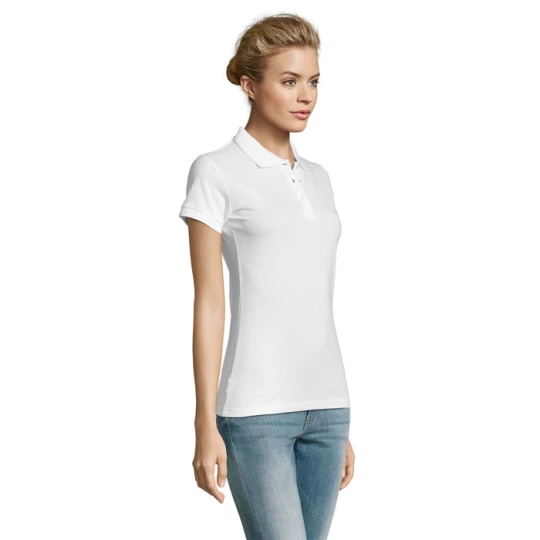 PERFECT Damskie POLO 180g - PERFECT WOMEN (S11347-WH-3XL)