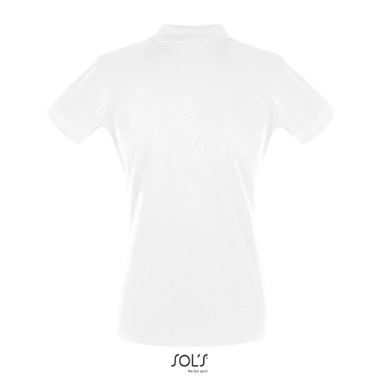 PERFECT Damskie POLO 180g - PERFECT WOMEN (S11347-WH-S)