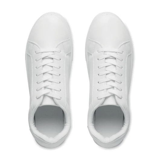 Trampki z PU rozmiar 46 - BLANCOS (MO2246-06)