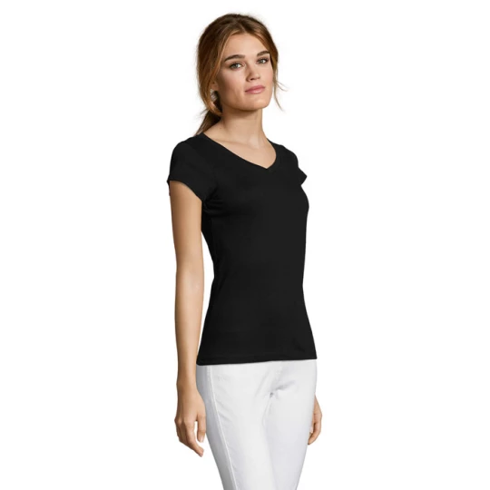 MOON Damski T-SHIRT 150g - MOON (S11388-DB-3XL)