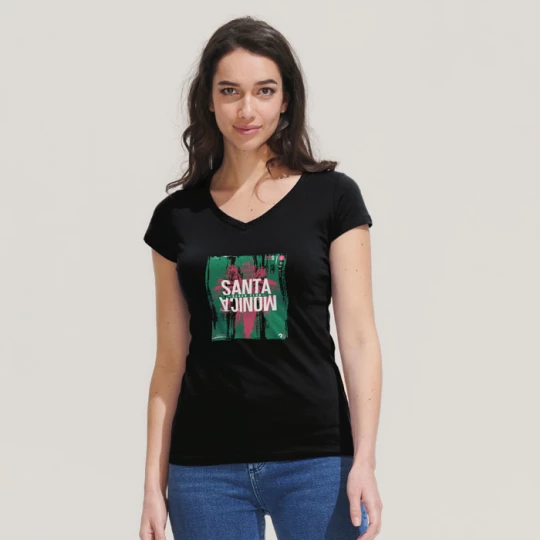 MOON Damski T-SHIRT 150g - MOON (S11388-DB-3XL)