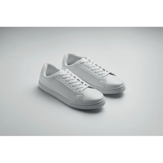 Trampki z PU rozmiar 46 - BLANCOS (MO2246-06)