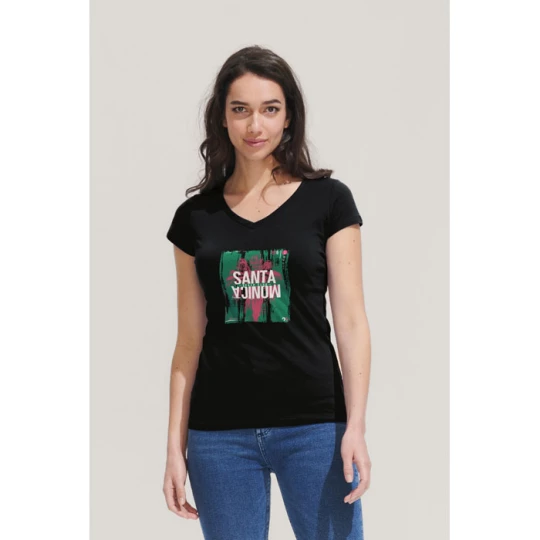 MOON Damski T-SHIRT 150g - MOON (S11388-WH-3XL)