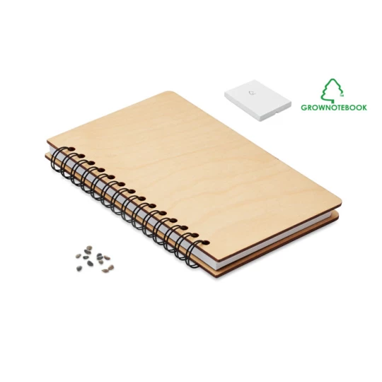 Brzozowy zeszyt A5  GROWBOOK - SAVAGE (MO2251-40)