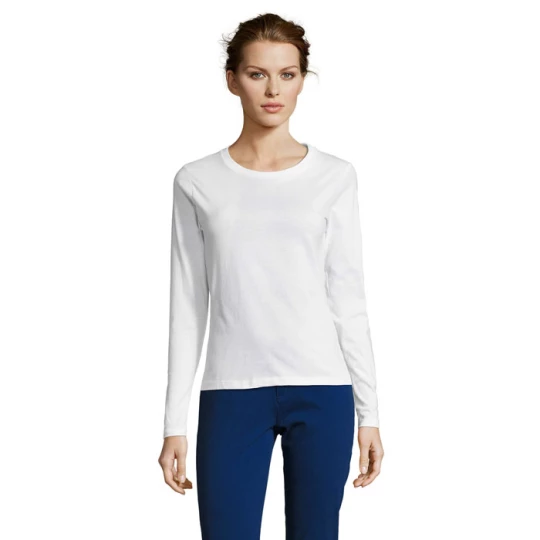 MAJESTIC Damski T-SHIRT 150g - MAJESTIC (S11425-WH-S)