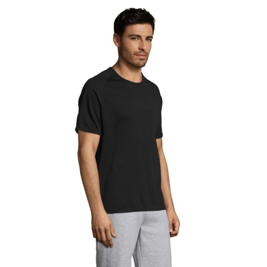 Koszulka męska SPORTY - SPORTY (S11939-BK-XXL)