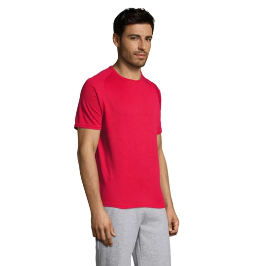 Koszulka męska SPORTY - SPORTY (S11939-RD-XL)