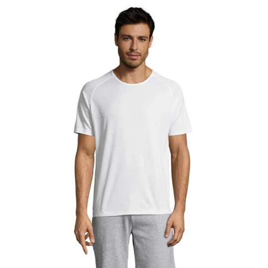 Koszulka męska SPORTY - SPORTY (S11939-WH-XL)