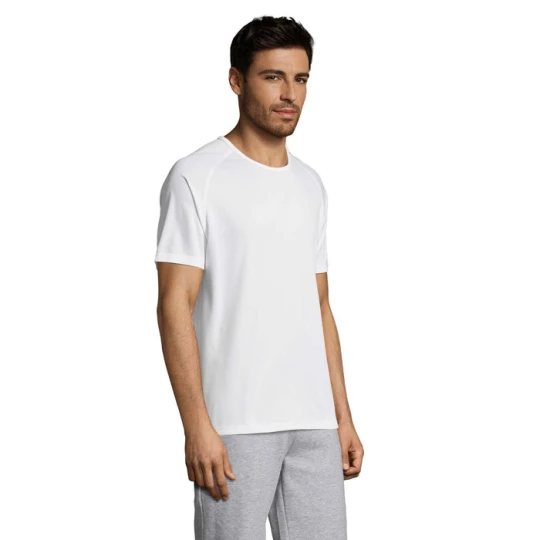 Koszulka męska SPORTY - SPORTY (S11939-WH-XL)