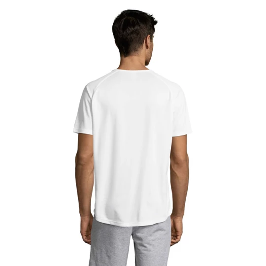 Koszulka męska SPORTY - SPORTY (S11939-WH-XL)