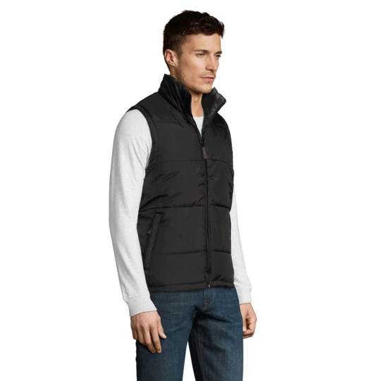 Pikowana kamizelka WARM - WARM (S44002-BK-3XL)