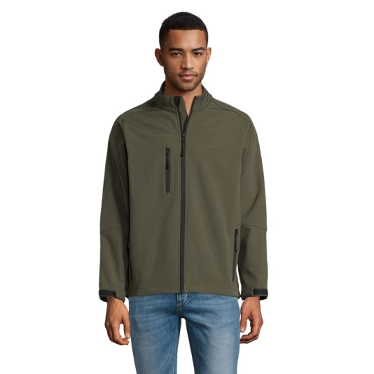 RELAX Męski softshell 340g - RELAX (S46600-AR-M)