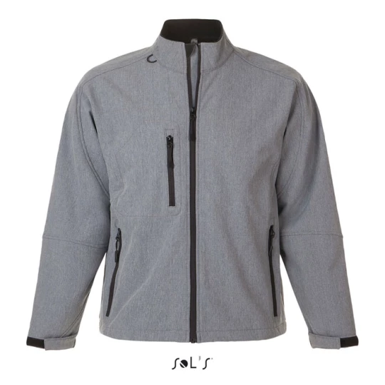 RELAX Męski softshell 340g - RELAX (S46600-GM-3XL)