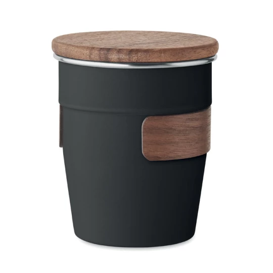 Kubek z pojedynczą ścianką 350 - WALNUT (MO2322-03)
