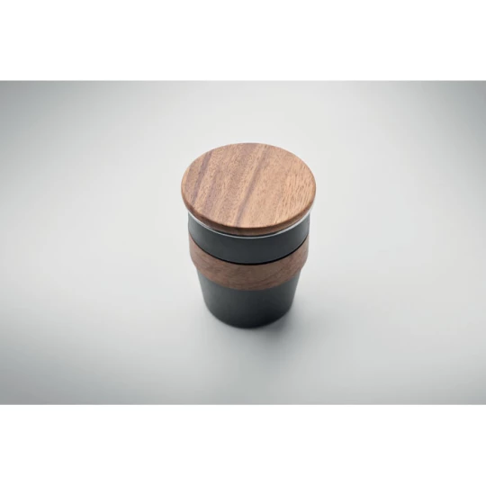 Kubek z pojedynczą ścianką 350 - WALNUT (MO2322-03)