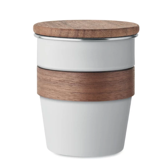 Kubek z pojedynczą ścianką 350 - WALNUT (MO2322-06)