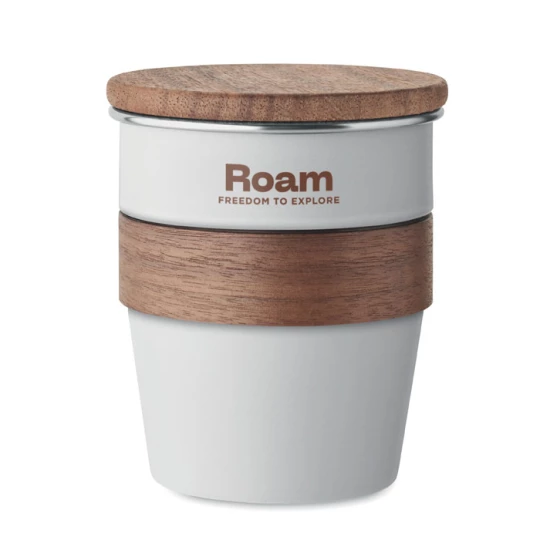 Kubek z pojedynczą ścianką 350 - WALNUT (MO2322-06)