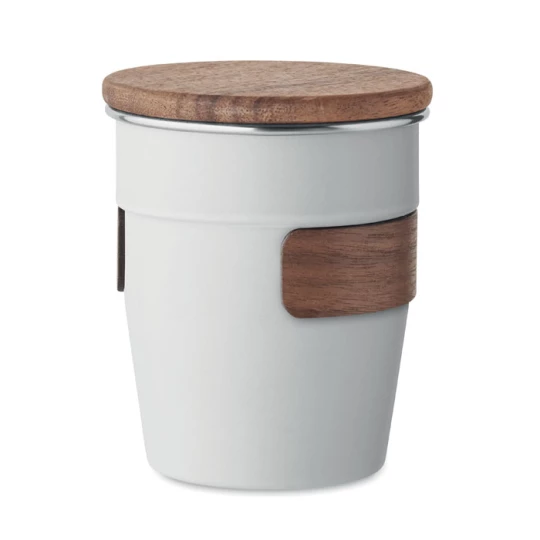 Kubek z pojedynczą ścianką 350 - WALNUT (MO2322-06)