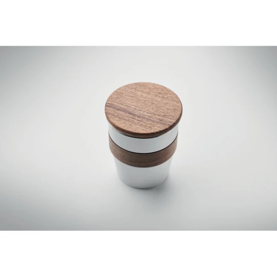 Kubek z pojedynczą ścianką 350 - WALNUT (MO2322-06)